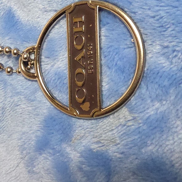 Coach Silver Keychain with Logo - Picture 4 of 4